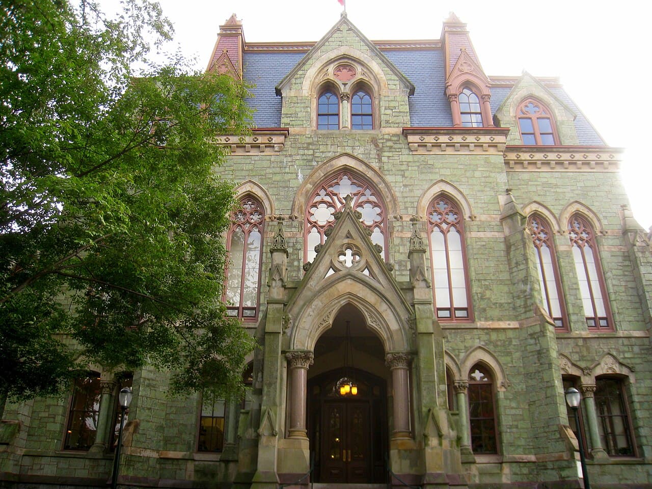 Historic university architecture in Philadelphia